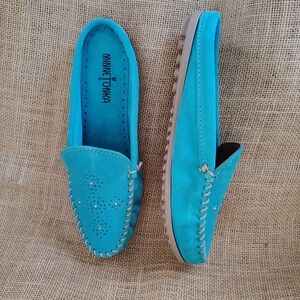 Minnetonka Slip-on Suede Leather Moccasins